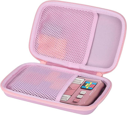 Storage Case Compatible with GiiKER Super Slide Puzzle Original 500+ Challenges Brain Teaser Puzzle (Pink Case)