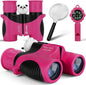Binoculars for Kids, Toys for 3-12 Year Old Girls and Boys, Bird Watching Hiking 4 5 6 7 8 9 Year Old Girl Boy Christmas Birthday Gifts, Outdoor Toys for Kid Set with Magnifying Glass & Compass