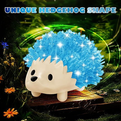 sdaymol Crystal Growing Kit for Kids - 2 Colors Hedgehog to Grow Fast in (24H),Science Experiments Learning & Educational Toys,Science Kits for Kids Age 8-12 STEM Project Gifts for Boys & Girls 6+