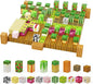 AESGOGO Magnetic Building Blocks, 97PCS Magnetic Tiles Stacking, Build Magnet Toys for Toddlers Kids 3+, STEM Montessori Sensory Birthday Gifts for Boys Girls Age 3 4 5 6 7 8