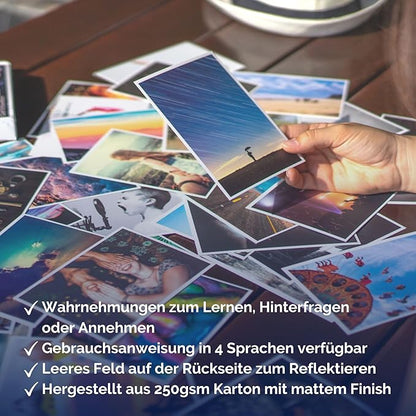 metaFox - Points of View Card Deck - 52 Coaching Cards for Perspective Takeover, Therapy and Self-Improvement - Presentation Cards as a Visual Thinking Tool for Coaching, Workshops dp-POV