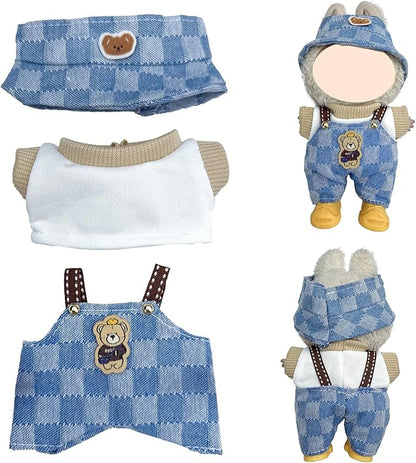 4 Pack—Adorable Outfit Set for 17cm Dolls,Premium Designer Doll Clothes with Accessories,6.7 Inches Cute Doll Clothes,Luxury Chic Fashion Doll Clothing Set(No Dolls and Shoes) (Set C