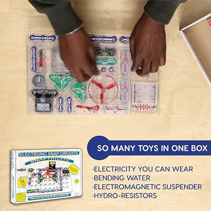 Snap Circuits Snaptricity, Electronics Exploration Kit (Stem Building), for Kids 8+
