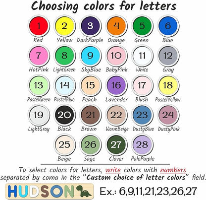 Personalized Wooden Name Puzzle Baby Name Puzzle Customized Educational Toys for Toddler Sensory Toys 1st Birthday Girl Custom Gifts for Kids Personalized Baby