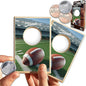 Coinhole Desktop Coin Bouncing Party Game Set | Tabletop Cornhole Board Game | Small Cornhole Travel Game Includes Coins