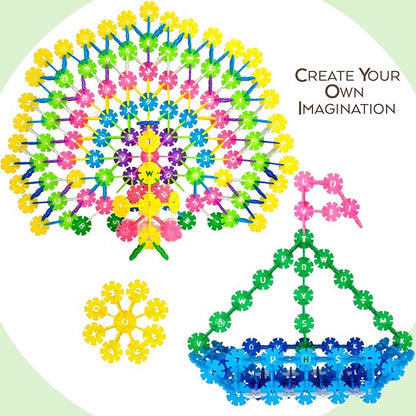 Smart Coins 500 Pieces Interlocking Discs Set, Kids STEM Toys, Kindergarten Classroom Must Haves
