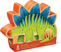 Crocodile Creek 36-Piece Jigsaw Floor Puzzle - Fun Floor Puzzles for Kids Ages 3-5 - Heavy-Duty Shaped Box for Storage - Dino Land - 27" W x 20" H Finished