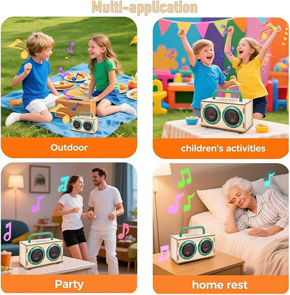 DIY Bluetooth Speaker Kit - STEM Projects for Kids & Adults Age 8-12-16, Build Portable Speaker with LED Light, Science Experiment Electronics Set, Birthday Gifts for 9 10 11 13 14 Year Old Boy & Girl