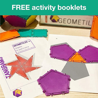 3D Building Set for Learning Math, Includes Many Online Activities, 96-pc, Made in USA