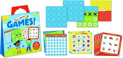 Peaceable Kingdom Take Along Games Reusable Sticker Tote