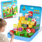 STEM Magnetic Building Blocks Cube Set Toys for 3-8 Year Olds - Travel Construction Set with Storage Tin Box, Ideal Educational Gift for Toddlers 3-5