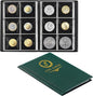 Uncle Paul Coin Album Coin Holder Coin Collection Book for Half Dollar/Small Dollar/50 Pence/Two pounds 60 Pockets CS3706GR