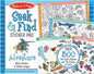 Melissa & Doug Seek and Find Sticker Pad – Adventure (400+ Stickers, 14 Scenes to Color) Search and Find Sticker Pads, Arts and Crafts Activity for Kids Ages 4+ - FSC-Certified Materials