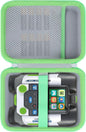 Storage Case Compatible with LeapFrog Magic Adventures Binoculars (Gray+Apple Green Case)