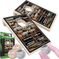 Coinhole Desktop Coin Bouncing Party Game Set | Tabletop Cornhole Board Game | Small Cornhole Travel Game Includes Coins