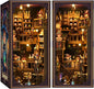 Book Nook Kit - DIY Miniature Dolls House Kit with Furniture and LED Light, 3D Puzzle Wooden Art Bookends, Model Kits for for Adults and Teens (Potion Master)