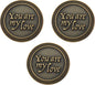 Bulk Set of 3 Romantic Love Expression Coins, You are My Love, with You Forever Won't Be Long Enough, Anniversary Pocket Tokens for Date Night, Love Gift for Men & Women, from Him or Her