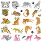 Cheetah Tattoos for Kids, 10 Sheets Cheetah Jungle Animal Theme Temporary Tattoos for Boys Cheetah Birthday Party Supplies Gifts Decoration