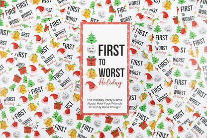 Holiday Edition Party Game - A Festive Card Game About How Your Friends & Family Rank Things for Kids, Teens, Adults, Families & Fun Parties with Polarizing Priorities