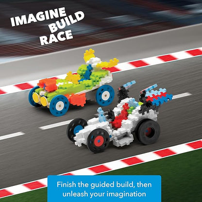 PLUS PLUS - Learn to Build Vehicles, 360 Pieces - Construction Building Stem / Steam Toy, Interlocking Mini Puzzle Blocks for Kids