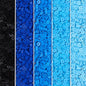 4000pcs Blue Clay Beads for Bracelets Making 6mm Heishi Beads Polymer Flat Round Disc Clay for Jewelry Making Blue Bead Crafts