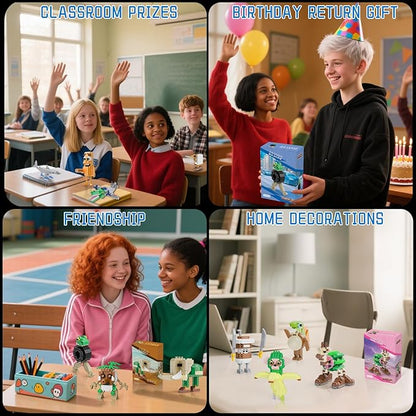 Italian Brainrot Action Figure Building Kit, Brainrot Toys, Creative STEM Construction Blocks, Collectible Desk Decor Gift for Adults & Teens 14+(Stick Figure)