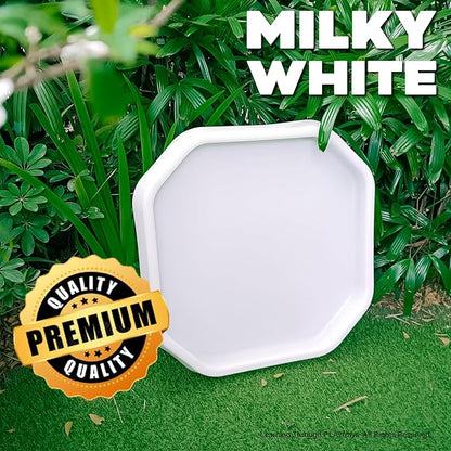 White Tuff Tray for Kids, Sensory Play Tray with Textured Surface, Sand and Water Table, Sensory Bin for Toddlers