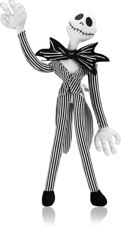 Jack Skellington Plush Doll Nightmare Before Christmas Toys - 20 Inches Pumpkin King Plush Stuffed Baby Dolls (Black)