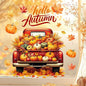 1 Sheet Autumn Window Clings Stickers Fall Maple Leaves and Truck Designs Double-Side Static Fall Window Glass Decals DIY Pumpkin Window Stickers for Home, Office, Classroom Decor Supplies