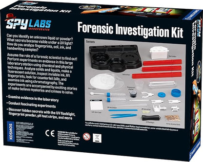 Thames & Kosmos Spy Labs Inc: Forensic Investigation Kit Includes Large Lab Setup to Collect & Analyze Evidence & Clues | Explore The Science of Detective Work | for Young Investigators
