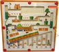 JDS Mushroom House Color and Number Maze - Magnetic Wooden Puzzle Toy for Counting, and Color Recognition - Early Education Children's Fine Motor Learning Activities