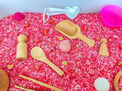 Kids Sensory bins Montessori sensory bin, sensory toys, Sensory bins, Sensory Bin For Preschoolers (Valentine Day Measuring Cups)