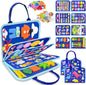 Busy Board Montessori Toys for Toddler Boy Birthday Gifts, Busy Book Sensory Learning Toys for Toddlers, Educational Activities Airplane Car Travel Toy for Boys