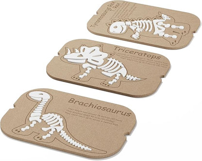Sensory Table Flisat Trofast Inserts Dinosaurs Puzzle Set of 3 Pieces