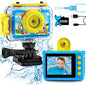 GKTZ Kids Camera - Waterproof Underwater Camera for Kids, Christmas Birthday Gifts for Boys Age 3-12, 1080P HD Children Digital Action Camera, Pool Toys for Kids Age 4-12