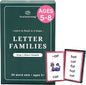 250 Phonics Words - Step 1 - Short Vowels | Learn to Read Kinder/1st Grade | Ages 5-7 | Brainstrong Letter Families Premium 50 Flashcards