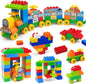 150 Pcs Classic Building Blocks Set for Toddlers 3-6, Large Building Bricks Train Educational Toy STEM Toys Compatible with Major Brands Gift for Kids