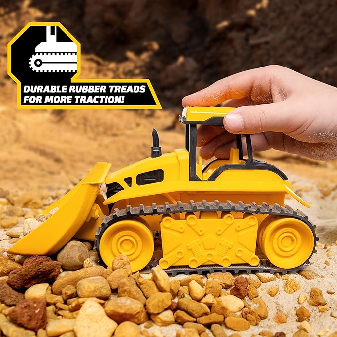Tonka - Steel Classics Giga Series - Dump Truck & Bulldozer, 2-Pack
