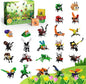 Party Favors for Kids 24 Pack Insect Building Sets, Bulk Educational Bug Blocks Toy for Valentines Day Classroom Prizes, Goodie Bags, Easter,Christmas, Birthday Party Gifts for Boys and Girls