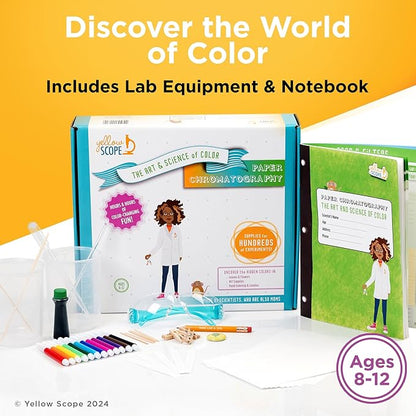 Paper Chromatopgraphy Science Kit for Kids, Toddler Activities, Preschool Learning Activities, STEM Kits for Girls and Boys, Educational & Fun for Ages 8 to 12