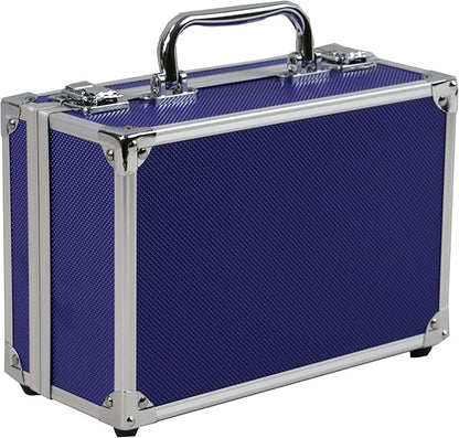 Ursae Minoris Elite Blue Aluminum Box with Handle for 30 Certified or Certified-Style Coin Holders NGC, PCGS, ANACS, Elite, Lighthouse, BCW