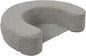 ECR4Kids SoftZone Sit-Up Support Ring Baby Essentials, 24" L x 18" W x 6" H, Grey