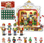 HOGOKIDS Advent Calendar 2025 Nutcracker Theater Building Set with Light, 24 Day Christmas Countdown Calendar 3.6 Mini Building Block Toy with 4 Nutcracker & 8 Minifigures, Gift for Adult Girl Boy 10+