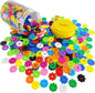 Smart Coins 500 Pieces Interlocking Discs Set, Kids STEM Toys, Kindergarten Classroom Must Haves