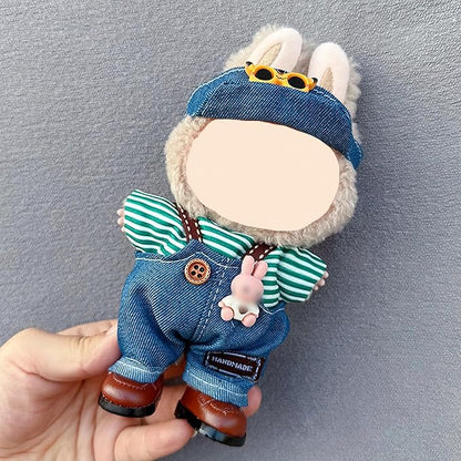 4 Pack—17cm Doll Clothes,Premium Doll Outfit with Accessories,Doll Princess Skirt,Cute Clothes Outfit for 17cm Dolls,End Dolls Fashion Clothing Set(No Dolls and Shoes) (Set E)