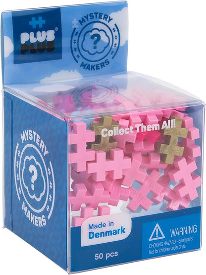 PLUS PLUS – Set of 3 Mystery Makers – Pets, Bundle 2 – Construction Building STEM | STEAM Toy, Interlocking Mini Puzzle Blocks for Kids