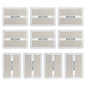 Solderable Breadboard Mini PCB Board Gold-Plated Solder Breadboard for DIY Electronics Projects Apply to Soldering Projects 2.0"x1.5" Mixed Color(Pack of 10 Pcs,White)