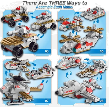 Sitodier STEM 811pcs Construction 25 in 1 Cruiser Ocean Ship Building Toy for 6+ Boys | 25 Models Engineering Building Bricks Kit for Ages 6-12