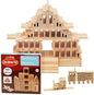 OWT Wooden Building Planks for Kids | 100 Piece STEM Construction Blocks Set for Creative Play | Educational Wood Building Toys for Boys and Girls Ages 3+ | Architecture, Engineering & Learning Fun