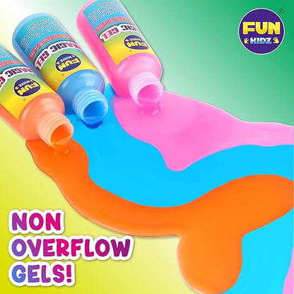 Summer Multiple Magic Aqua Elves Toy Kit for Kids, FunKidz Water Fairy Gel Kit Squishy Kit for Girls Activities for Boys Ages 3+